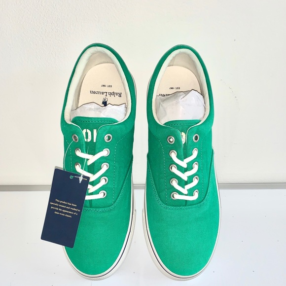 ralph lauren harpoon canvas sneaker